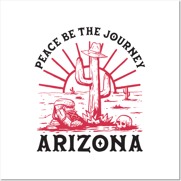 Peace be the journey of arizona Wall Art by ogdsg